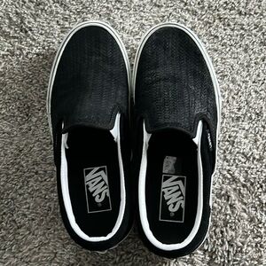 Vans platform slip on sneakers
